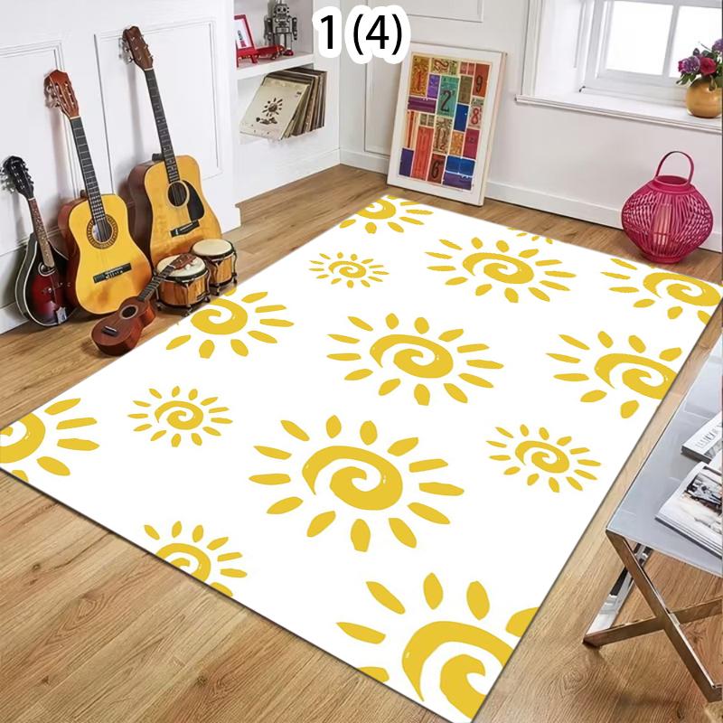 Cute Colors Carpets Soft Live Room Floor Mat Home Decor Non-slip Kids Room Bedroom Rug Sofa Chair Mat Easy To Clean Table Rugs