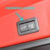 Stainless Steel Rear Door Tailgate Switch Frame Trunk Cover Exterior Accessories For Toyota Corolla Cross XG10   2024+