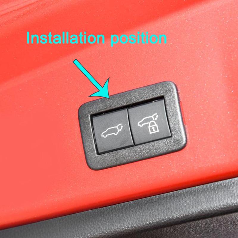 Stainless Steel Rear Door Tailgate Switch Frame Trunk Cover Exterior Accessories For Toyota Corolla Cross XG10   2024+