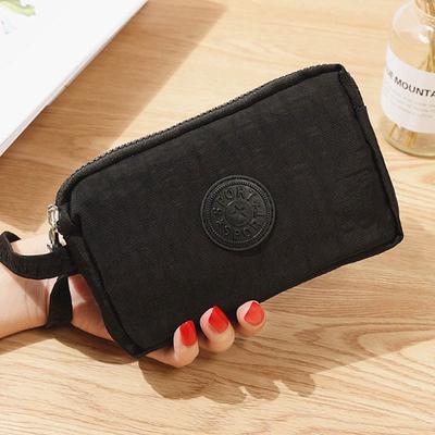 Short Wallet Phone Bag Women Key Purse Card High Quality Zipper 2019 New Solid Coin Popular Hot Sale Three-Layer 1PC Canvas Fashion  Handmade
