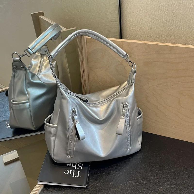 Large Capacity Feminine Tote Bag Summer Crossbody New Versatile One Shoulder Student University Commuter Bag