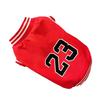Dog Shirts Comfortable Breathable Printed Dog Vest Pet Clothes for Outdoor Training Camping Red XXL
