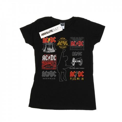 AC/DC Womens/Ladies Art Collection Cotton T-Shirt