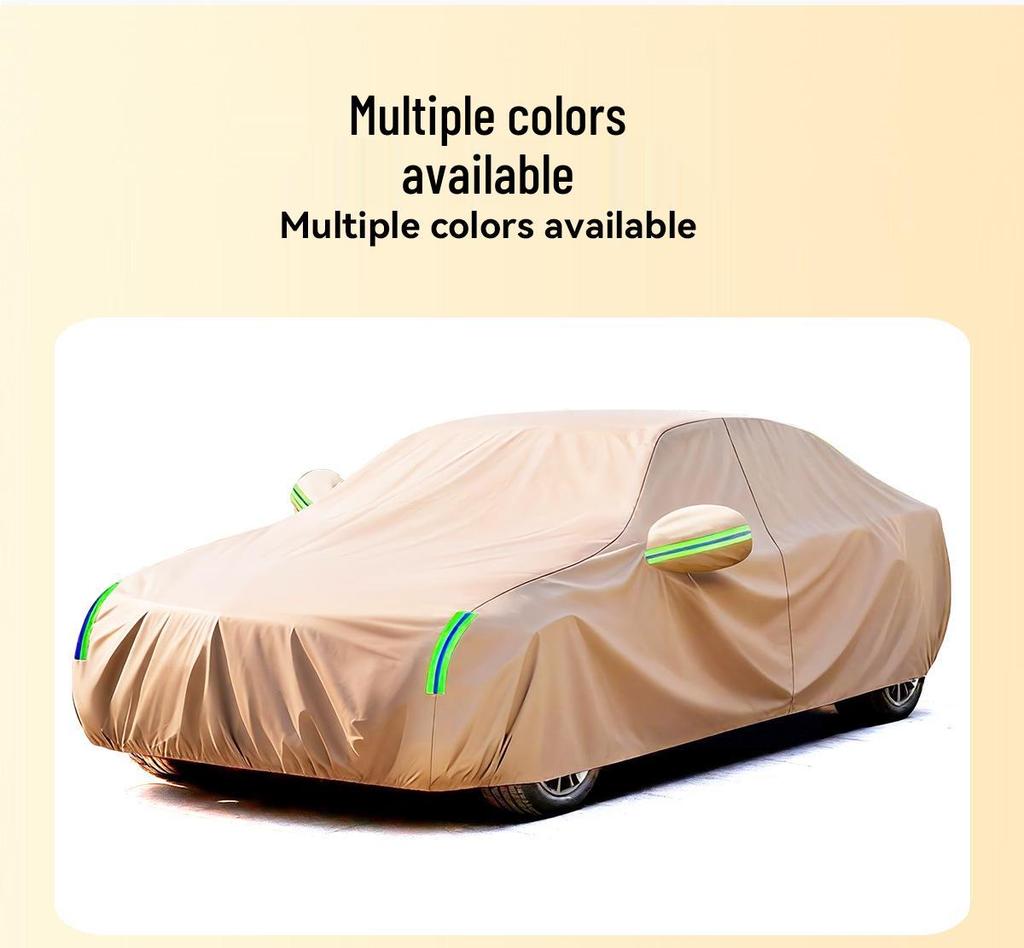 Thickened Oxford Car Cover: Full Protection & Heat Insulation with Cotton Layer