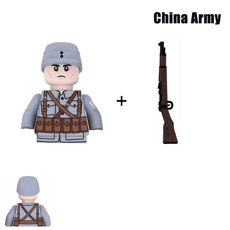 Kinderspielzeug WW2 Militär Armee Bausteine US UK Sowjet China Frankreich Soldaten Mini Actionfiguren Spielzeug für Kinder Weihnachtsgeschenke