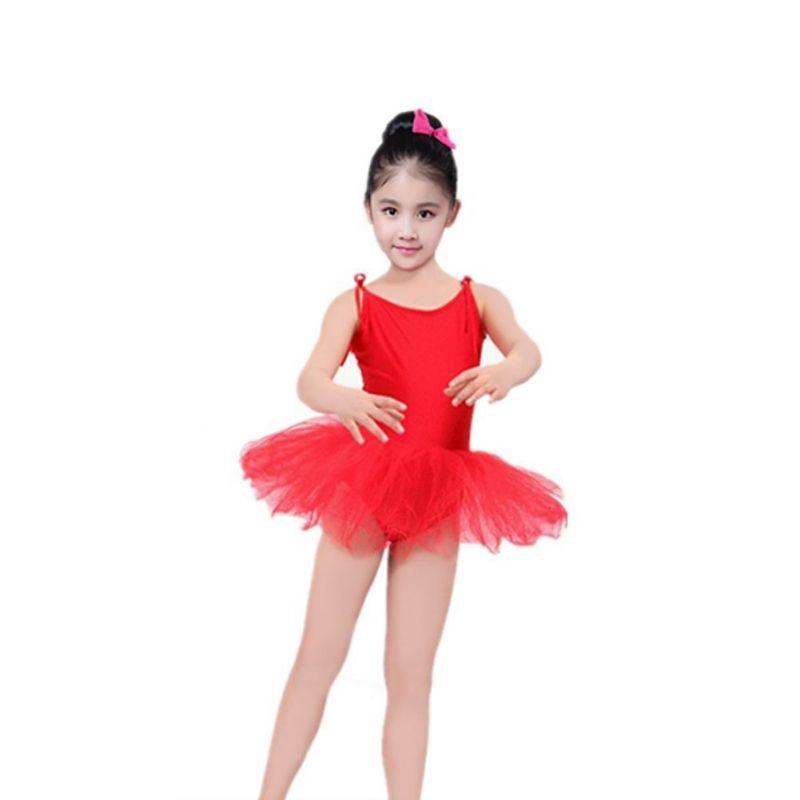 Dětská šátek Baletní sukně Dívčí taneční kostýmy Nadýchané princeznovské šaty