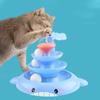 Hot Cat Toys Self-amusement Cat Turntable Toy Ball Fun Cat Stick Cat Fun Automatic Fun Cat Toy Pet Supplies