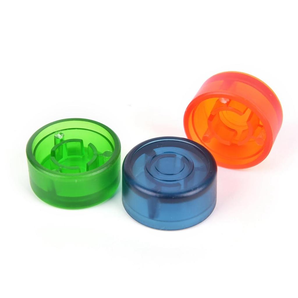 Dovhmoh 20 Pieces Effect Pedal Protective Effect Pedal Footswitch Colorful Guitar Effect Pedal Footswitch Toppers Caps, Caps,