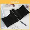 Simple Color Solid Artificial Leather Women Casual Wide Waistband Zipper With