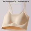 Seamless Push-Up Strapless Camisole Bra with Spaghetti Straps for Small Chests