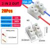 20Pcs Plastic LED Lighting Terminal Block 2P/3P Screw Cable Connector  Lighting Decoration