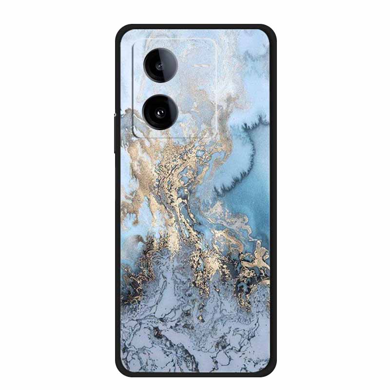 Phone Cover For Vivo iQOO Z8 5G Cases 6.64" Marble Soft TPU Silicone Para for Vivo iQOO Z8 V2314A 2023 Back Case Bumper Fundas
