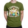 Unisex I Support Unisexs Sports T Shirts Pure Cotton Tops Funny Short Sleeve Crew Neck Tees Birthday Gift TShirts