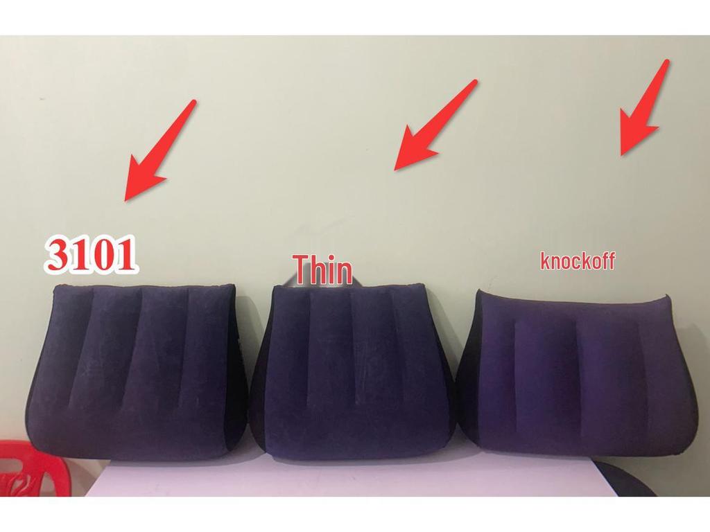 Hacker Magisches Dreieck Aufblasbares Beflocktes Kissen - Erotisches Positionspad für Paare, Doggy-Style Kissen