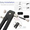 86Pcs with Metric Nuts Assortment Blind Hand Riveter Threaded Insert Rivet Tool  Home Furnishings