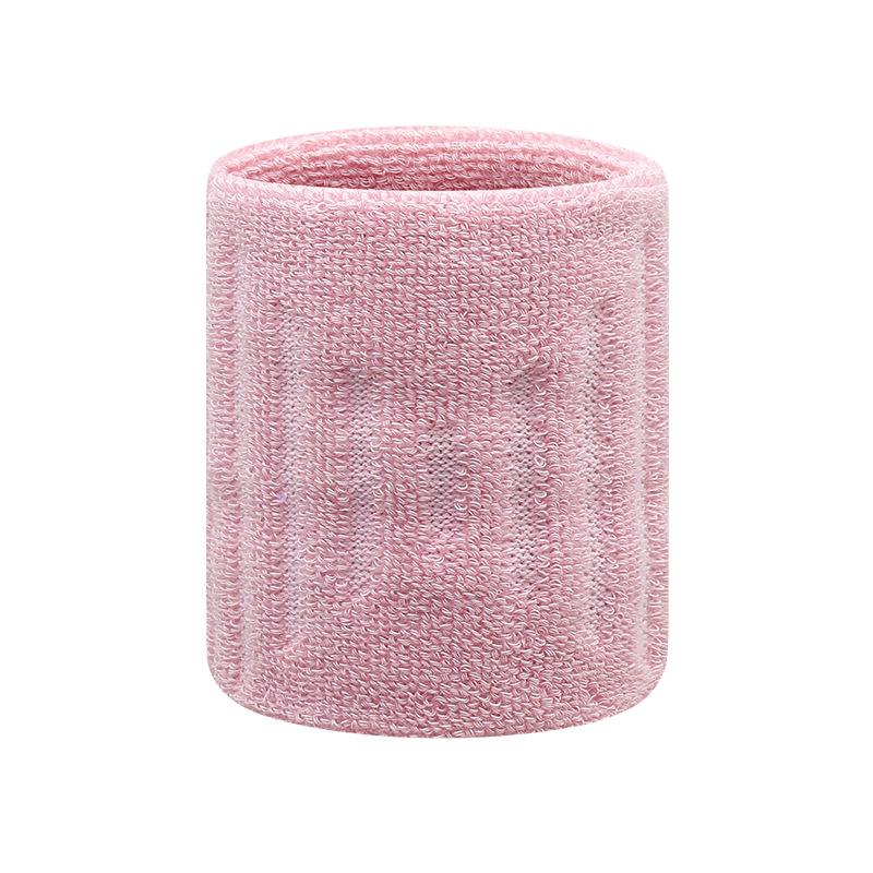 Women's Cotton Wristband with Logo - Sweat-Absorbent Support for Badminton & Fitness