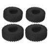 4Pcs 120MM Remote Control Rubber Tires Tyres Replacement for SCX10 TRX4 1 10 RC Car