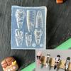 Sweet Bowknot 3D Silicone Nail Mold Heart Nails Templates Diy Nail Art Decoration Stamping Plates Manicure Design Tools