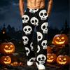 Men's Loose Fit Cargo Pants with Pockets Casual Printed Waist Joggers