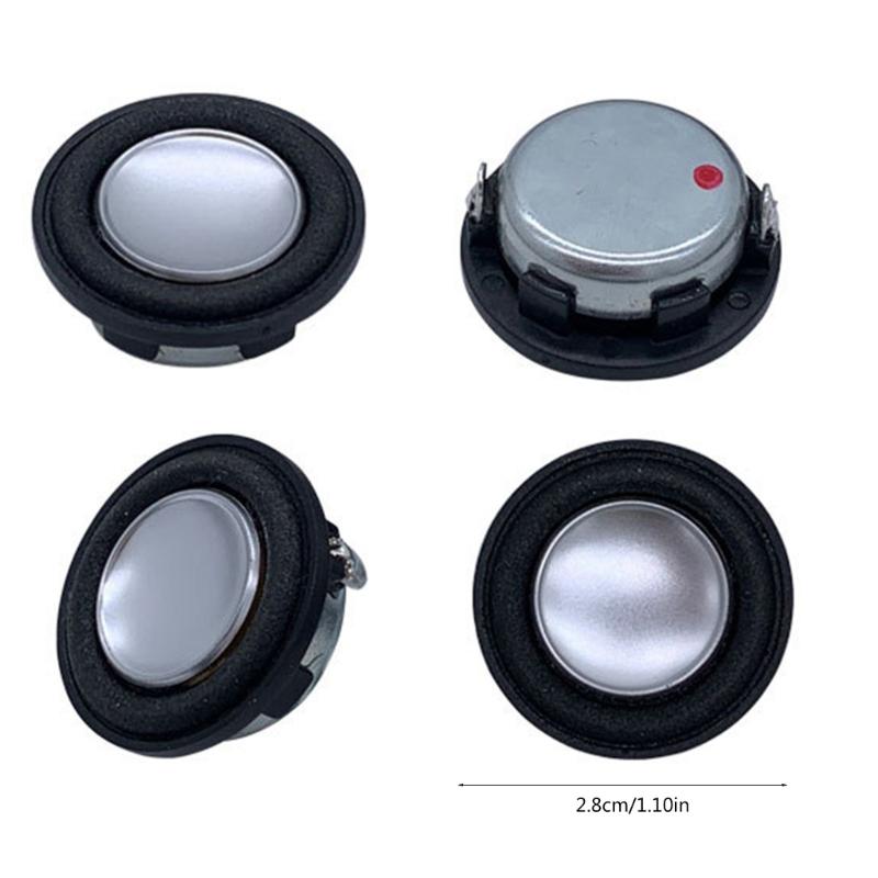 2PCS 1in 28MM Speakers Small Speaker 4Ohm 2W Loudspeaker for Home Theaters Sound Headphones Speaker