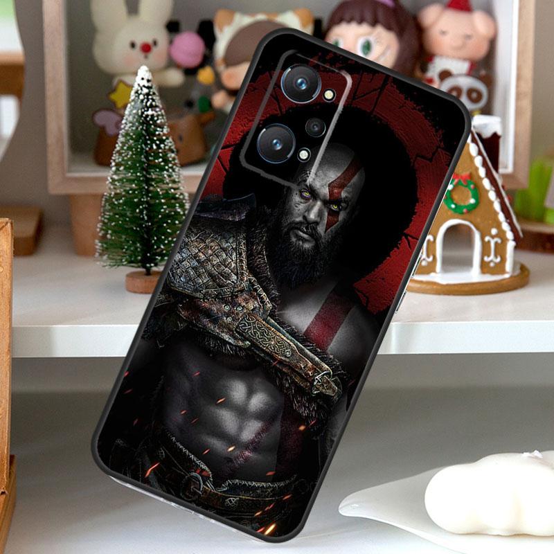 God of War For OPPO Realme C55 C35 C33 C31 C30 C25 C21Y C11 GT Neo 5 3T 2T Realme 10 9 11 Pro Plus Case