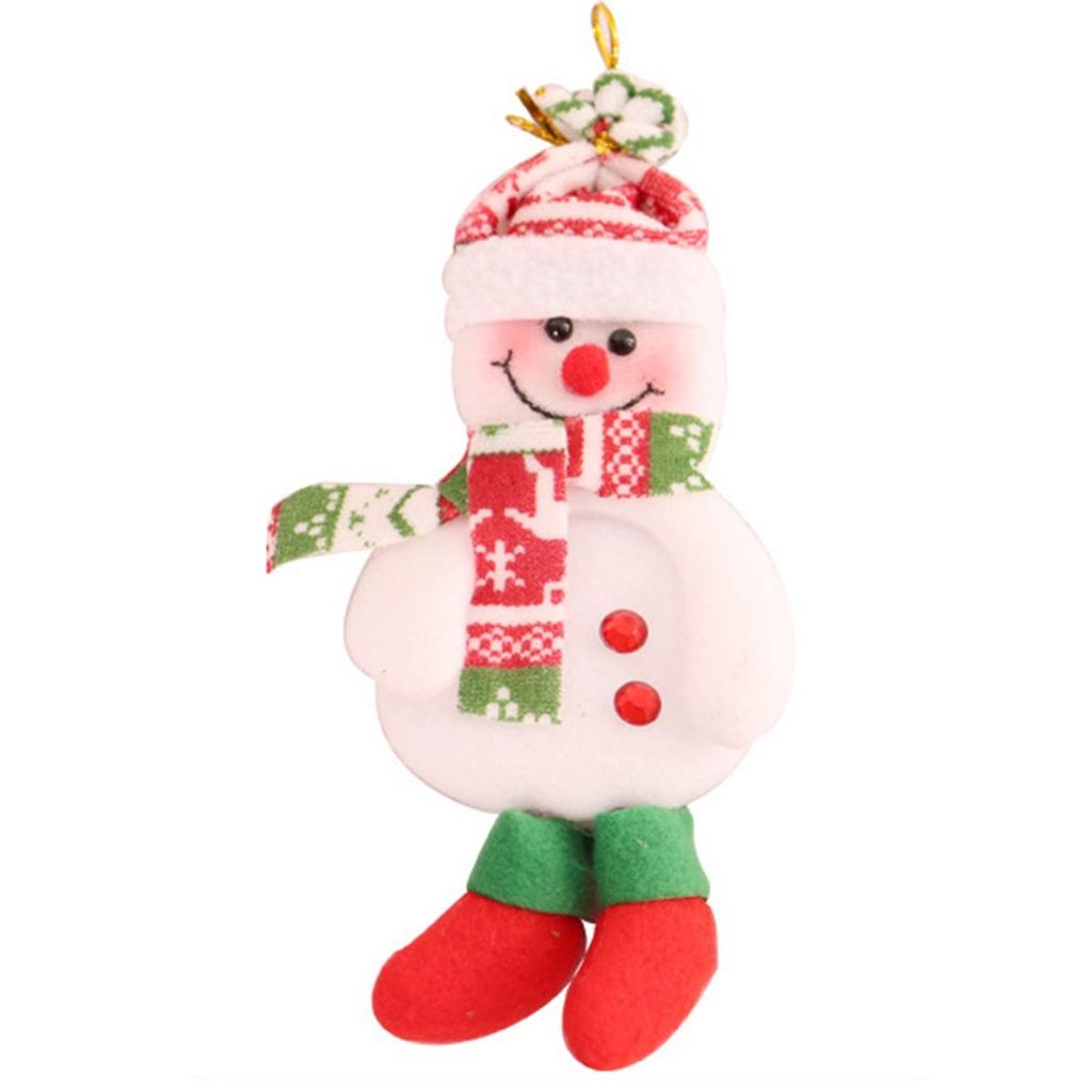 Bear Hanging Cute Soft Decorative Toy Doll Christmas Pendant Ornaments Christmas Tree Decoration