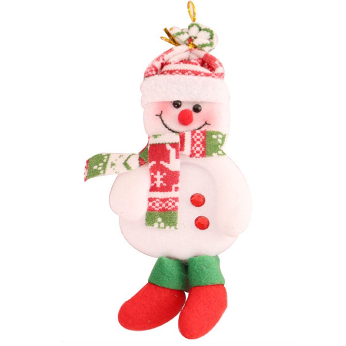 

Домашний декор Мягкий подвесной плюшевый Милый Рождественский кулон Украшения Игрушка Кукла Украшение для рождественской елки Snowman