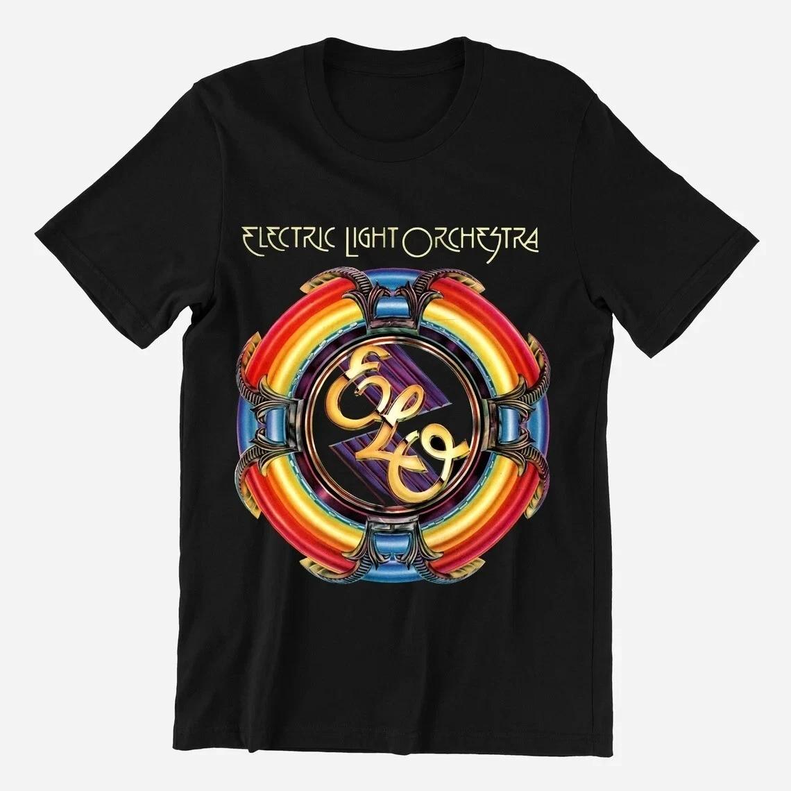Electric Light Orchestra ELO Band Cotton Black T-Shirt For Unisex Size S-3XL 4XL