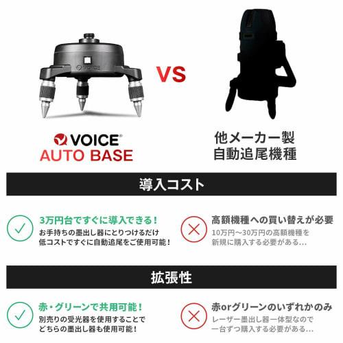 VOICE Red Laser Level Auto Base for Model-RA Laser Levels, with Auto Tracking and Remote Control Functions (VC-RA)