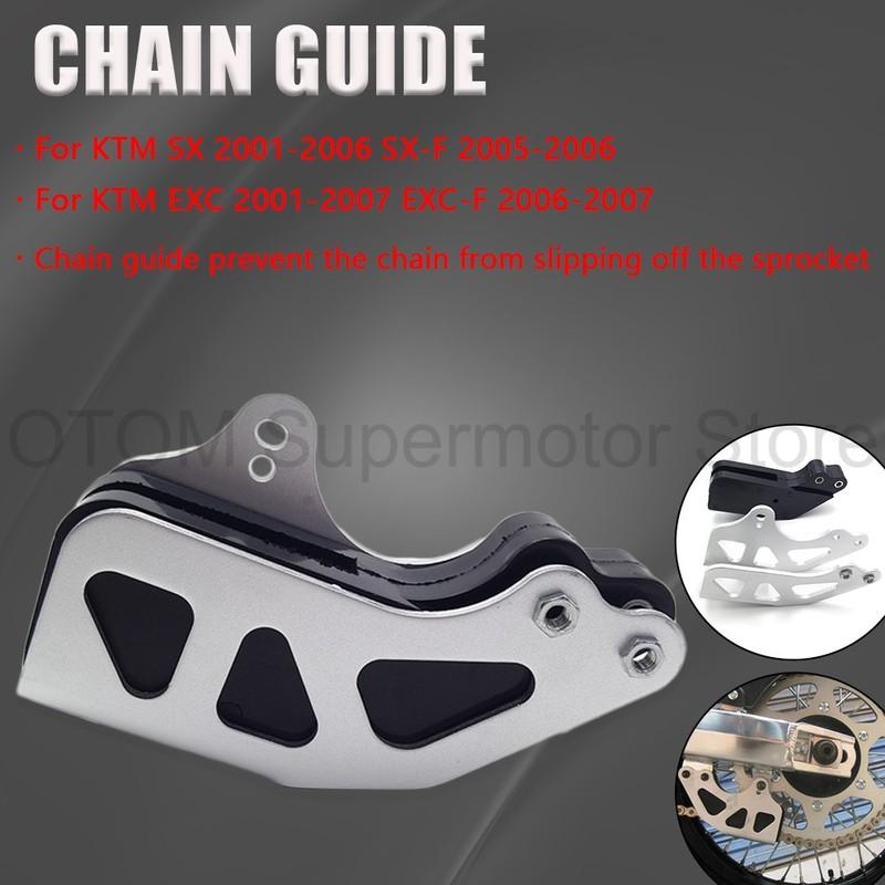 For KTM 2001-2007 Motorcycle Accessories Chain Guide Guard Cover Core SX SXF XC XCF EXC EXCF MXC 85 125 250 450 HUSQVARNA TC85