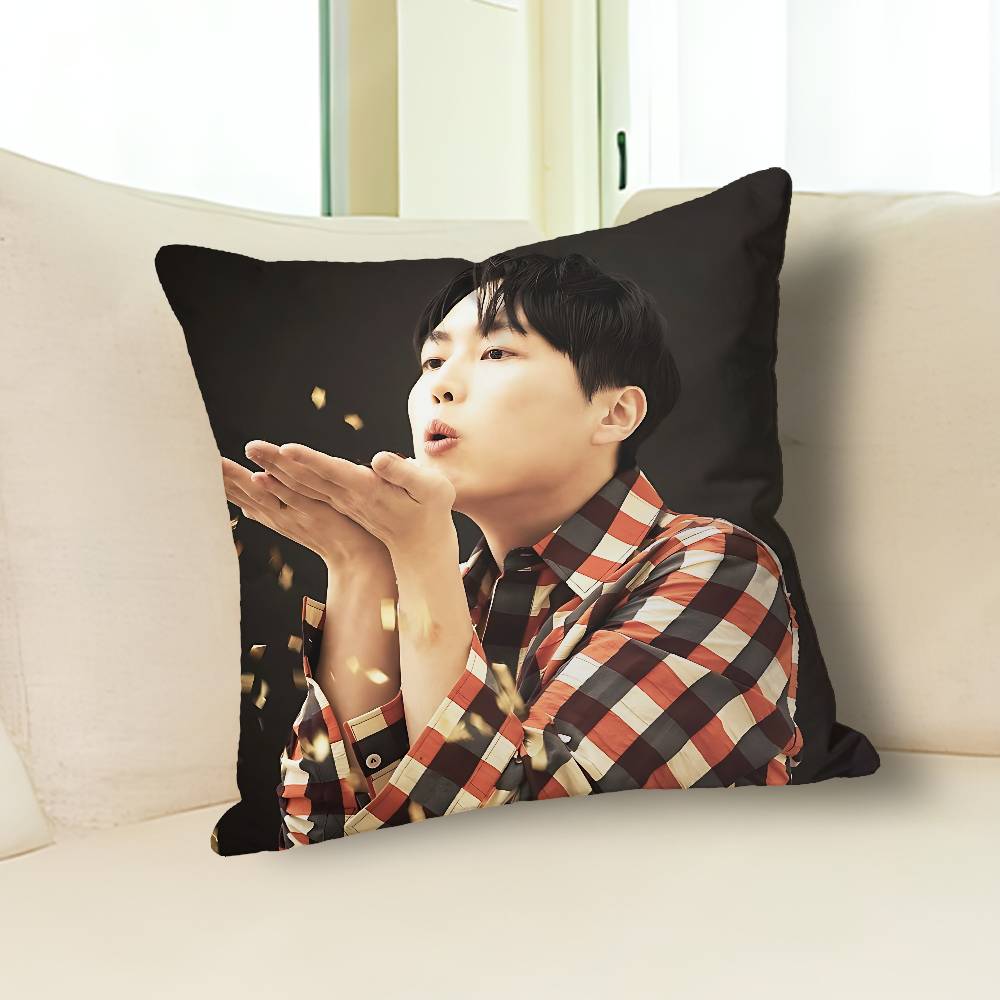 Roh J-Jae W-Wons Actor Various Sizes Square Pillow Case For Car Home Bedchamber Decor Custom Valentine gift