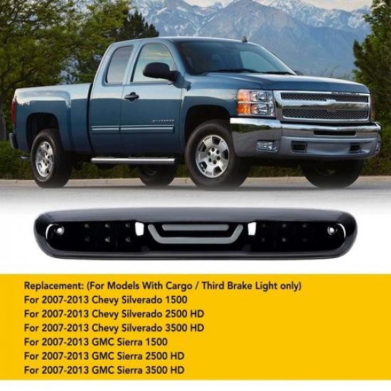 For 2007-13 Chevy Silverado Sierra GMC 1500 2500 3500 LED Third Brake Light Lamp