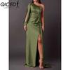 Women's Fashion Summer Spring Solid Color Print Casual Dresses