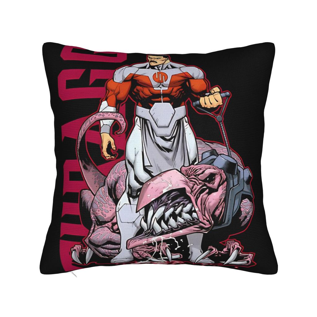Invincible Comic Book Character Profile Design Pillow Cover Fashion Pillow Case For Chair Sofa Home Decor Soft Cushion Cover