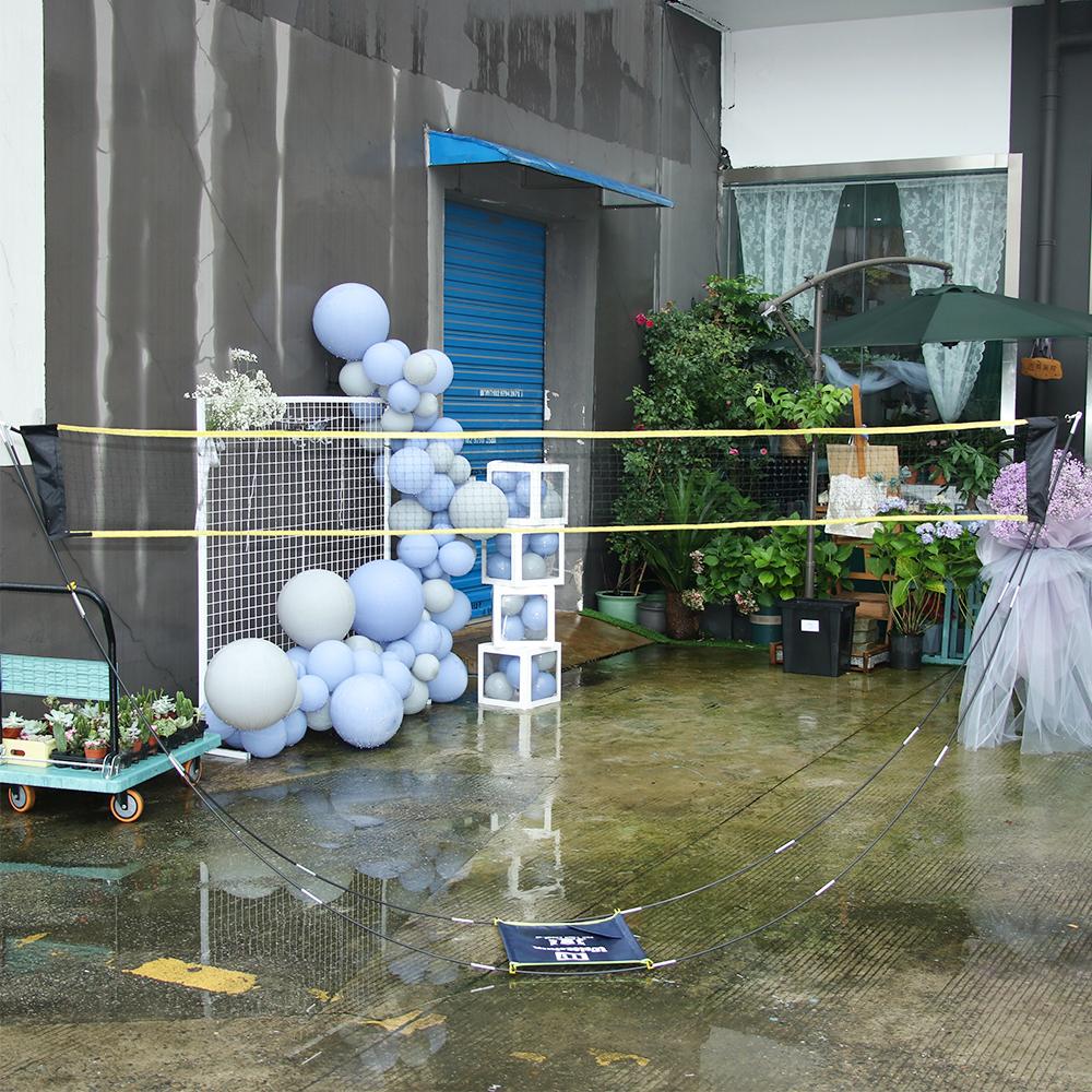 Portable with Carry Bag Shuttlecock Mesh Standard Training Stand Rack Foldable Badminton Net