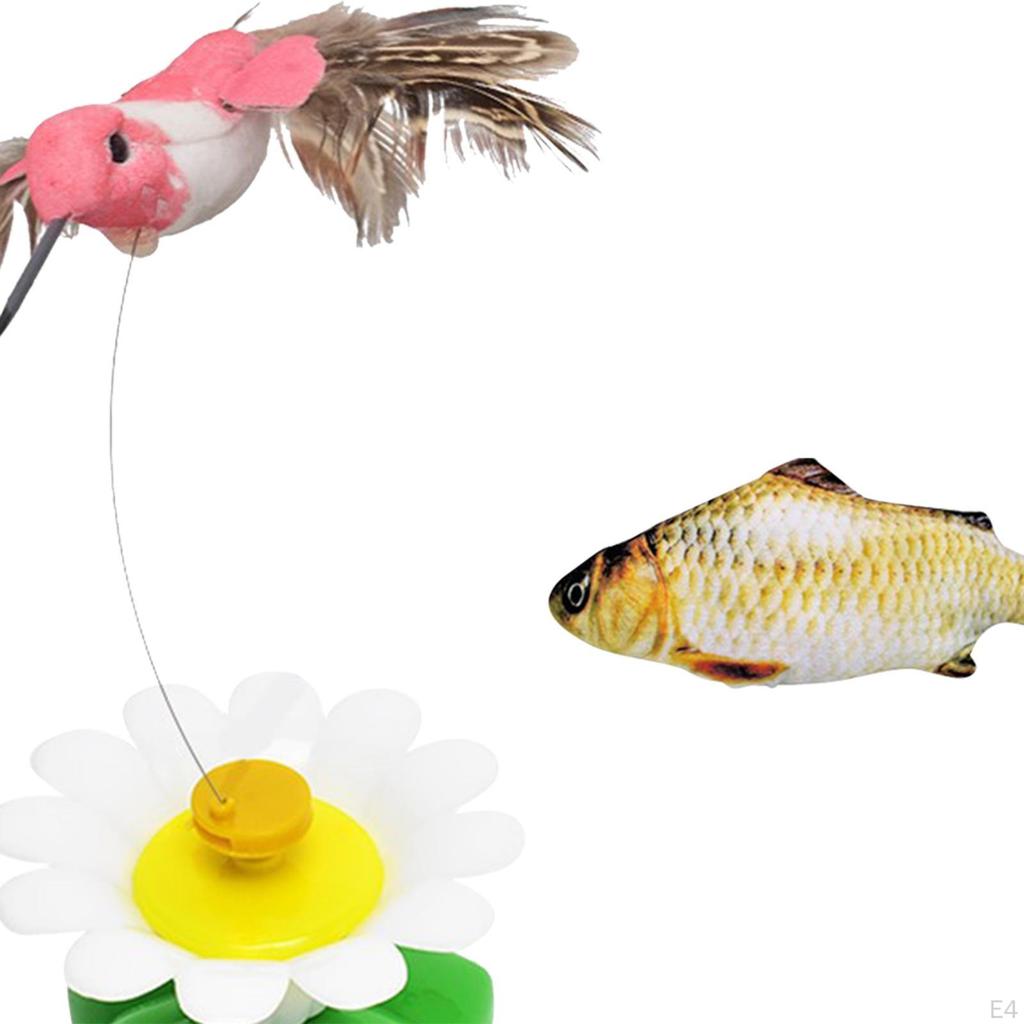 Automatic Cat Toy Electric Rotating Interactive Kitten Exercise Puzzle Toys