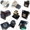 USB Type D Panel Mount Waterproof Female Socket (USB 2.0/3.0) for Digital Data Transfer