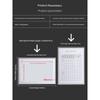 Card Sleeve Magnetic Frame Equipment Spot Check Table Kanban Card Bag Elevator Inspection Record Table Protective Cover Wall Sticking File Storage Bag