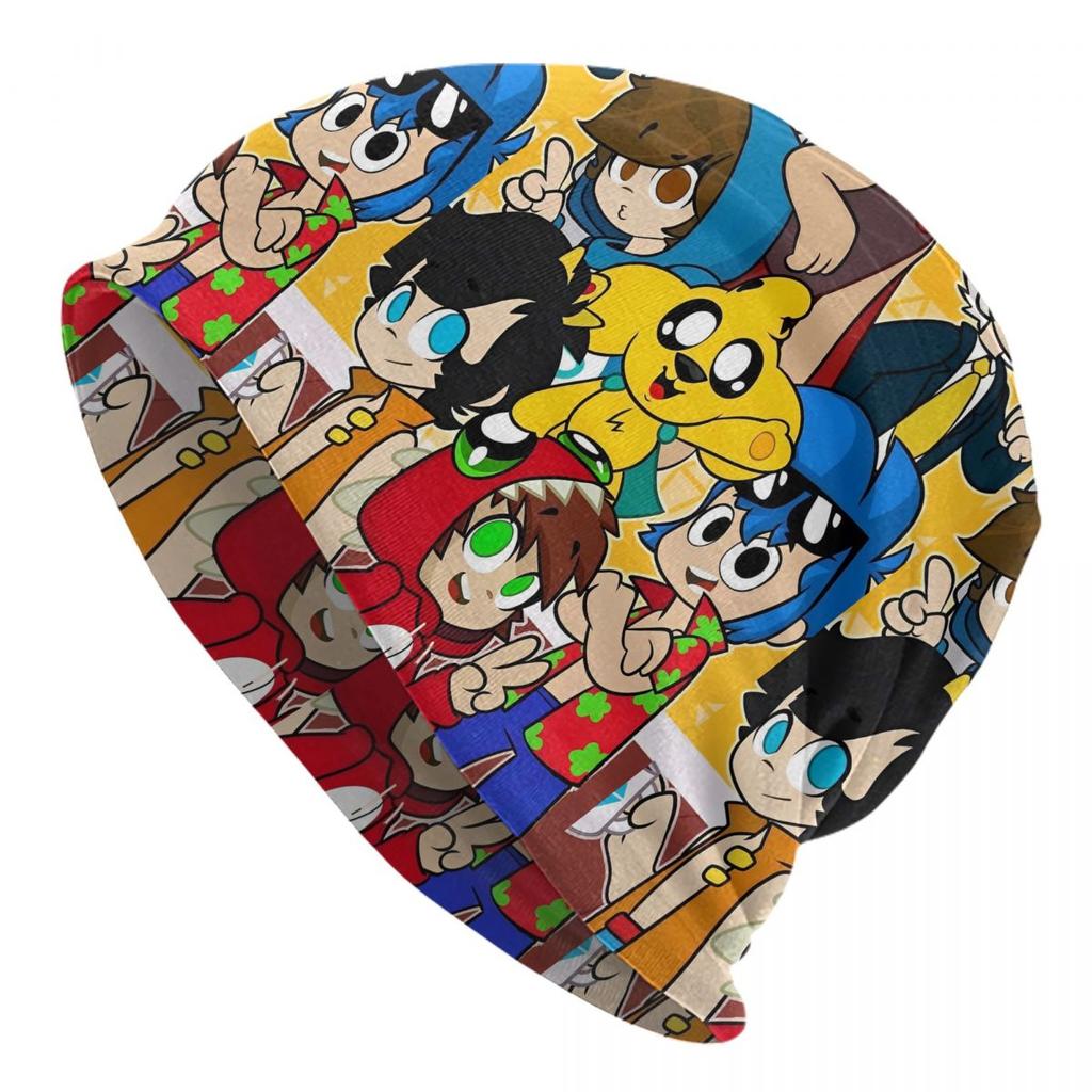 Cute Mikecracks Bonnet Hats Fashion Outdoor Skullies Beanies Hat Cartoon for Unisex Women Warm Dualuse Caps