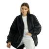 Russian imitation fur mink coat medium and long V-neck environmentally friendly fur top artificial fur clothing women