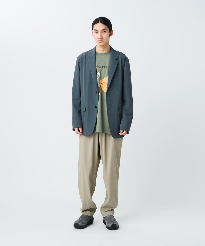 Stretch Jacket Outerwear Jacket CHARCOAL M [Snow Peak] Water-Repellent JK-26SU005 Men's Women's