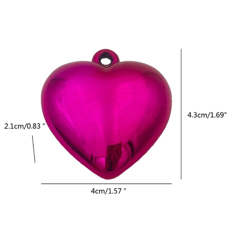 Elegant Heart Pendant for Choker Necklace Making Stylish Necklace Bead for DIY Necklace Jewelry Making Pendant with Hole