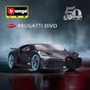 New Original 1:18 Bruago 50th Anniversary Carbon fiber texture Ferrari SP3 Alloy Diecast Car Models Collection Toy Birthday Gift