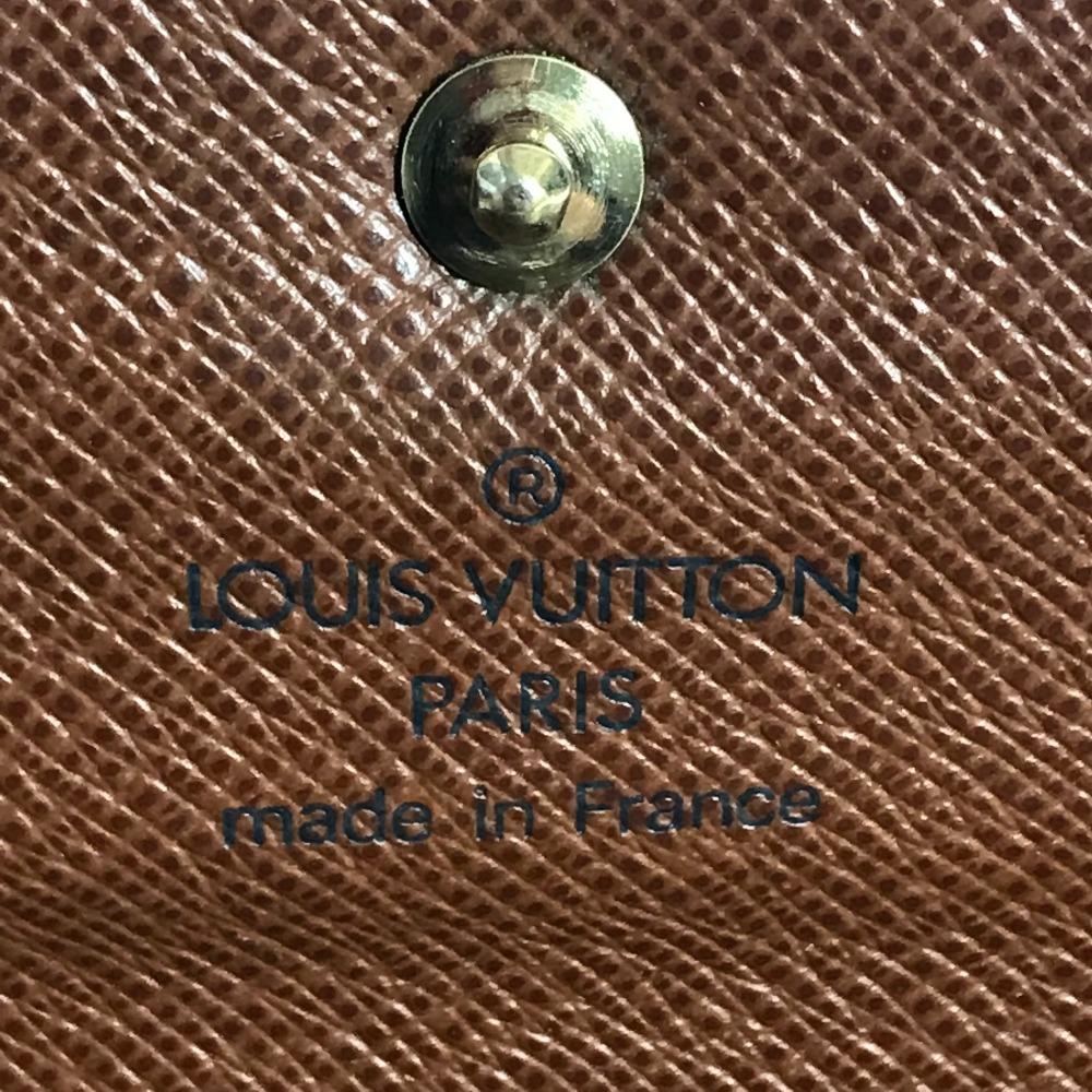 Louis Vuitton M61202 Monogram Porte TresorEtui Papie Long Wallet Trifold Wallet