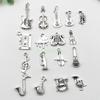 24TE 51 Pcs Violin Charm Musical Instrument Pendant Music Charm for Jewelry Making