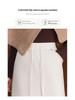 Jupe Midi Amincissante Taille Haute Doublée de Polaire - Style Hiver 2025