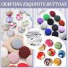 100/120 Pcs Cover Button Kit  5 in 1 Button Tool Aluminum Alloy Button Craft Kit with Tool 6 Size DIY Fabric Cloth Cover Buttons