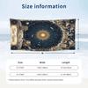 Celestial Cat Dreamscape Theme Quick Dry Beach Towel Custom Name Text Print Large Sand Resistant Towel Beach Vacation