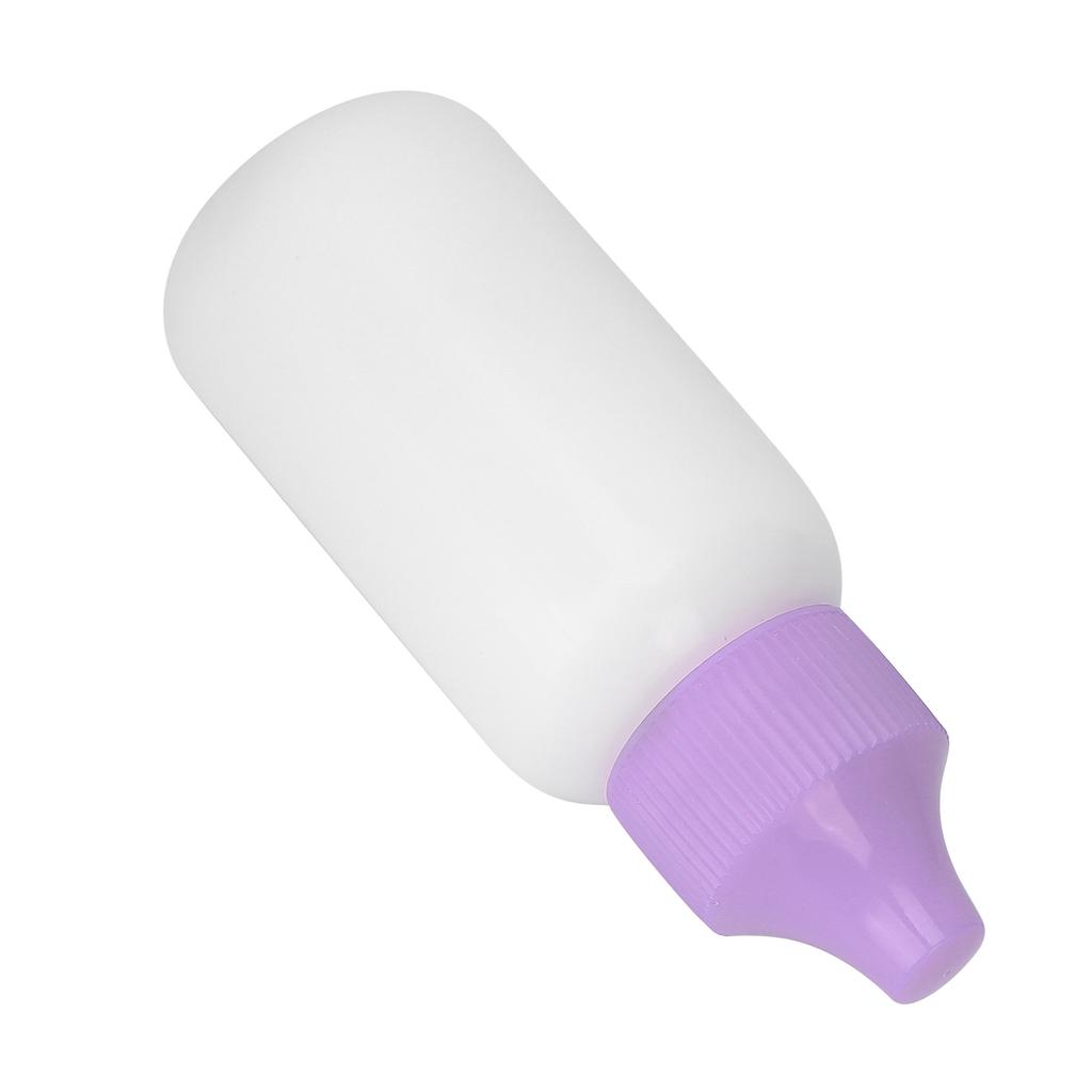 Klej do peruki z koronką Przezroczysty Mocny Klej do Mocowania Sztuczne Włosy Włosy Doczepiane Klej 38ml Fioletowa Nakrętka