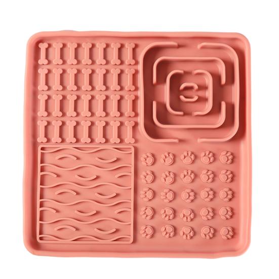 Cat Lick Mat Dogs Fun Cups Non-Slip Dog Slow Feeder with Suction Enrichment Treat Mat